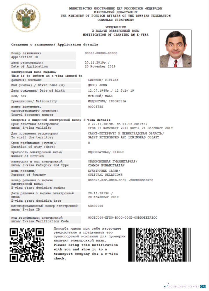 Download Russia e visa in Word and PDF template Photoshop template